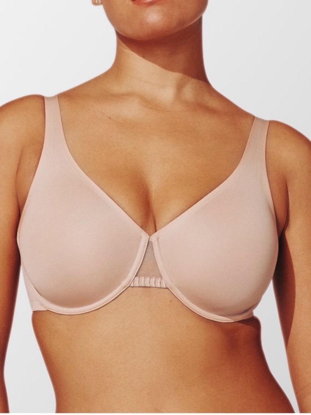 Thirdlove 24-7 Classic Minimizer Bra. Nude Underwire Full-Coverage Bra, 34G